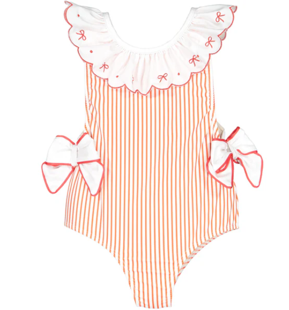 Santa Tell Me Red Bows Swimsuit from Anderson Parker