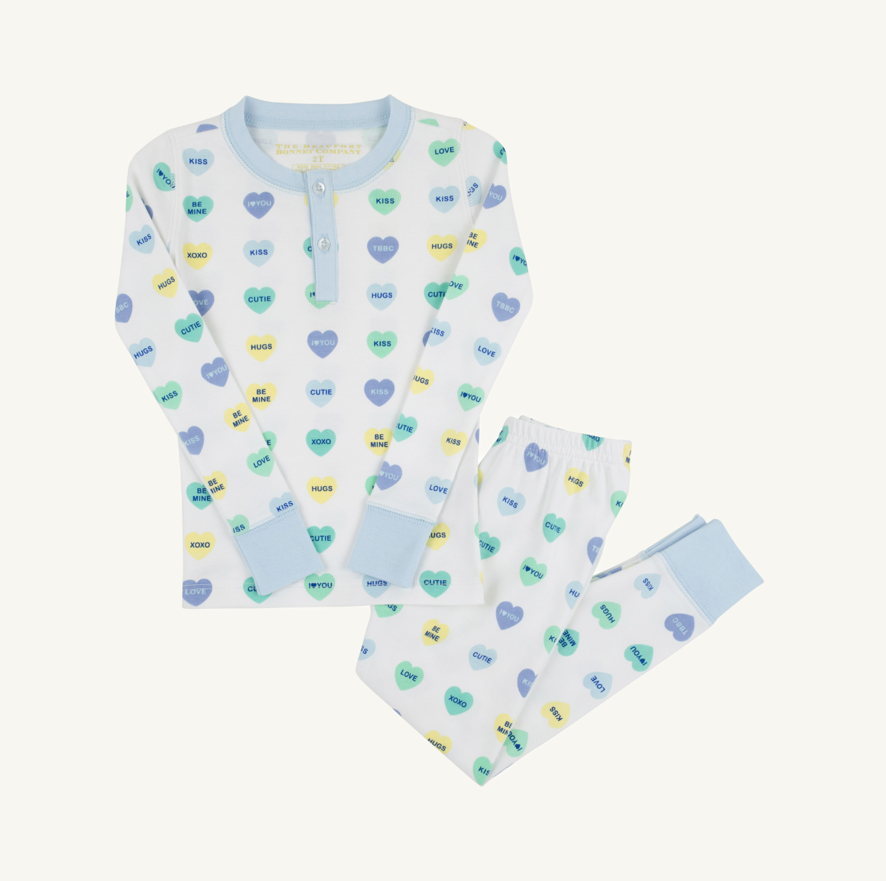 Sara Janes Sweet Dreams Set - We Heart You (Buckhead Blue)/Buckhead Blue from Anderson Parker