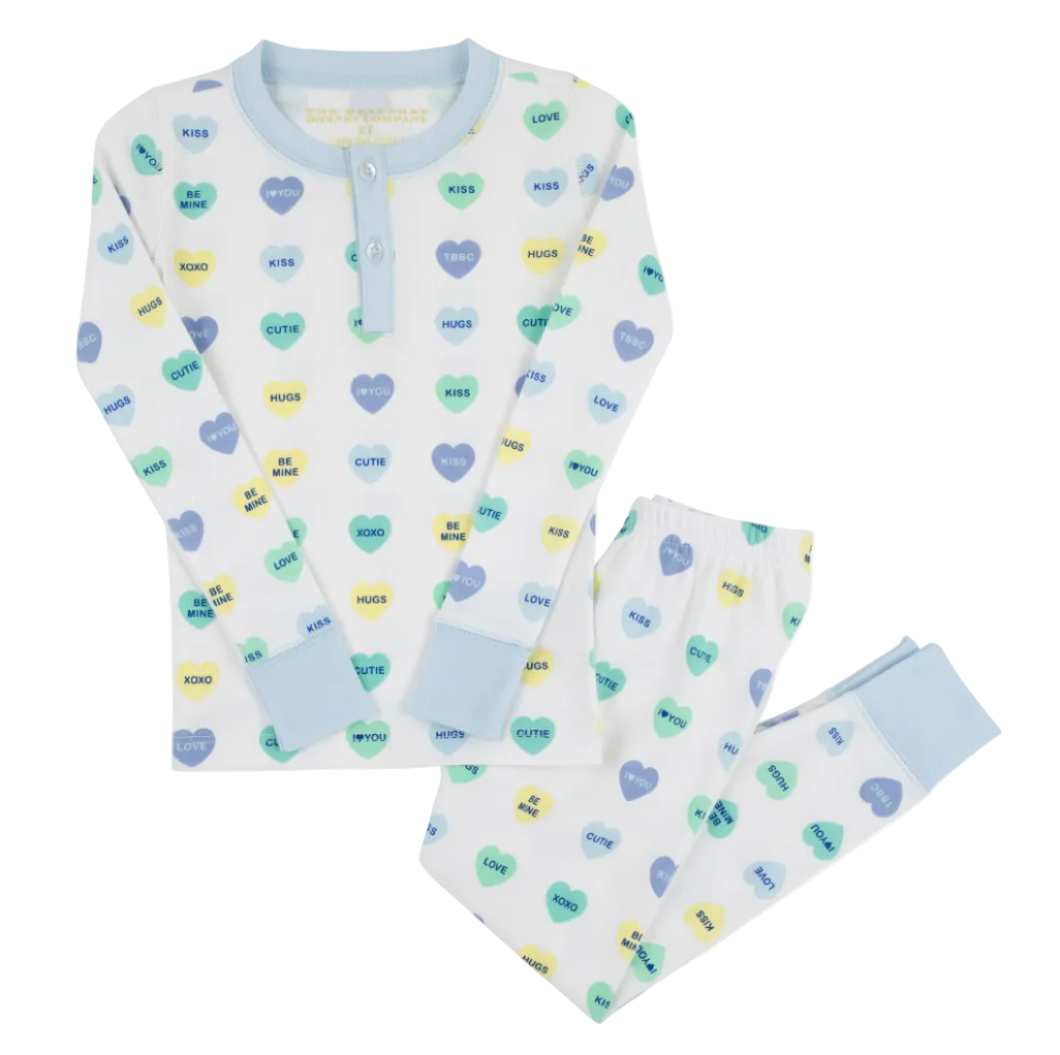 Sara Janes Sweet Dreams Set - We Heart You (Buckhead Blue)/Buckhead Blue from Anderson Parker
