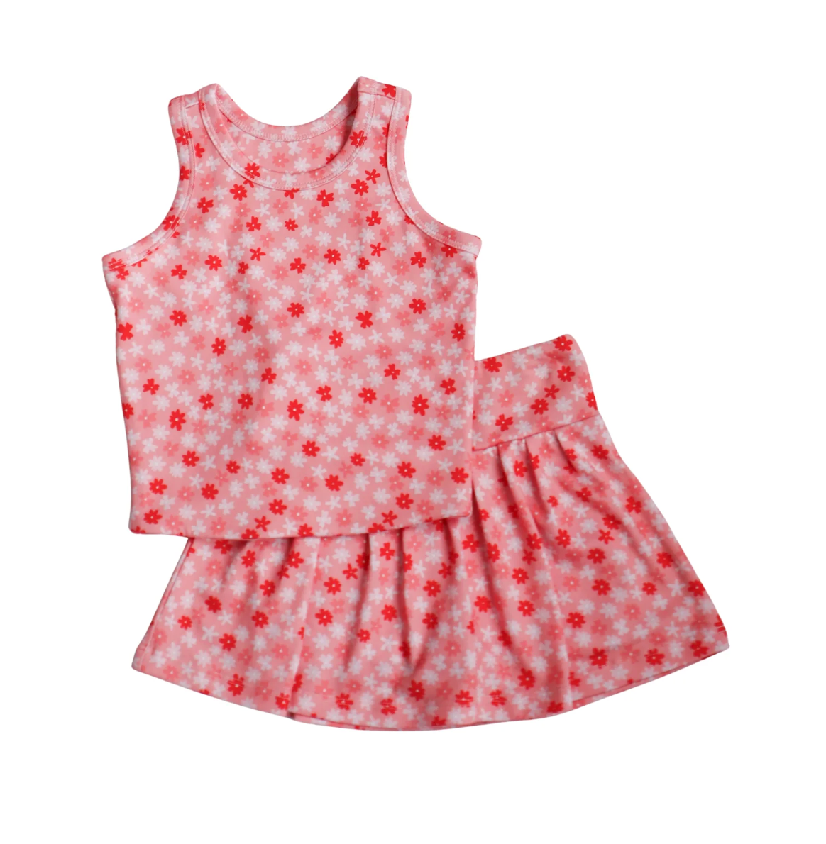 Sarah Set - Pink Ditsy Floral from Anderson Parker