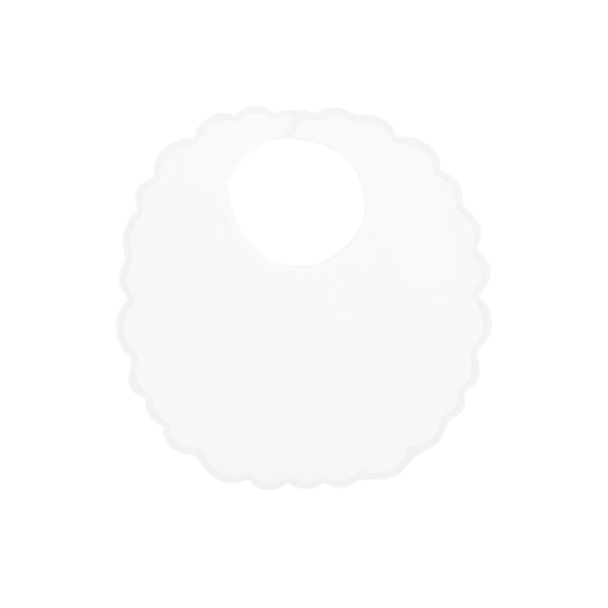 Scalloped Edge Bib from Anderson Parker