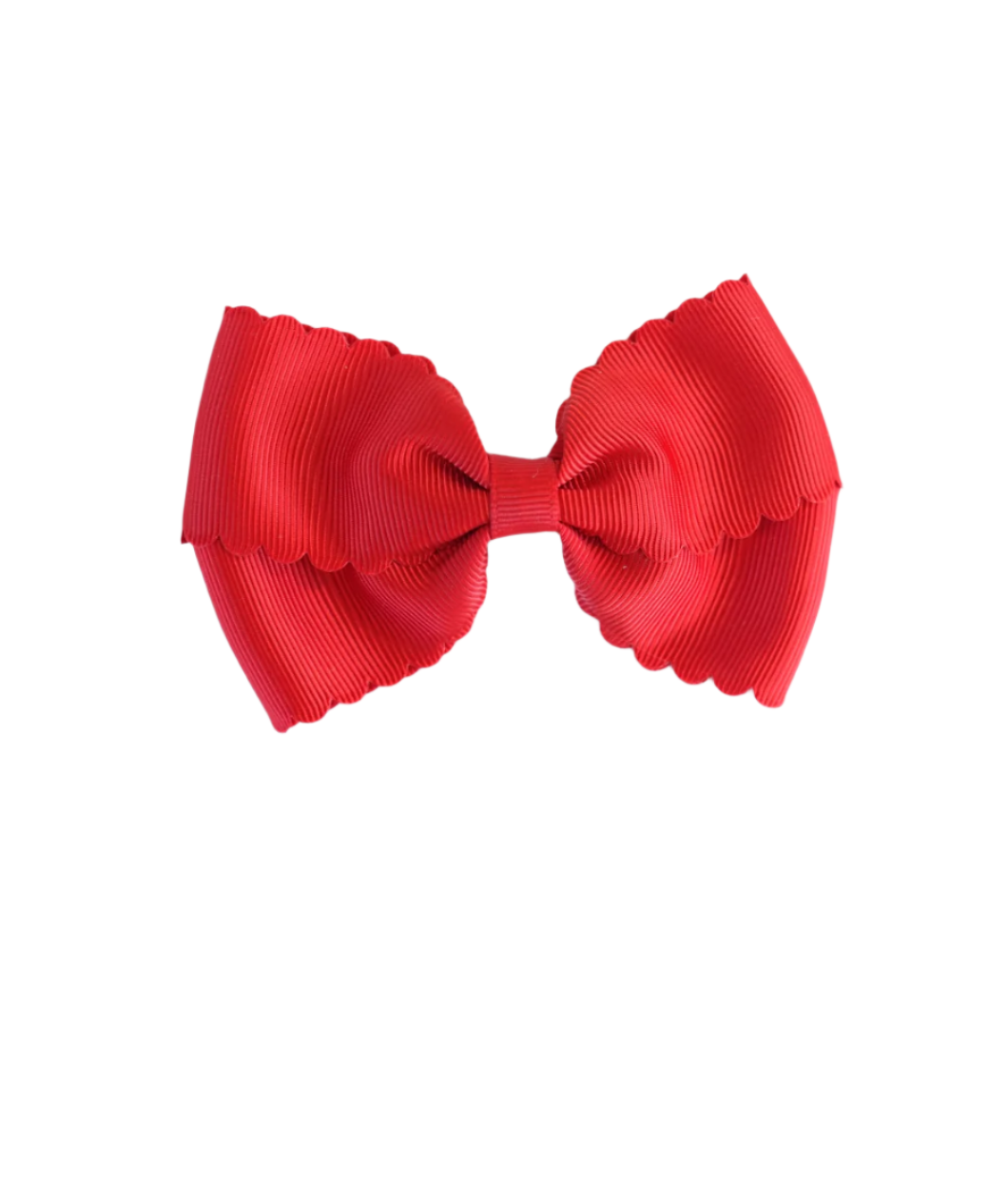 Scalloped Lottie Bow - Red from Anderson Parker