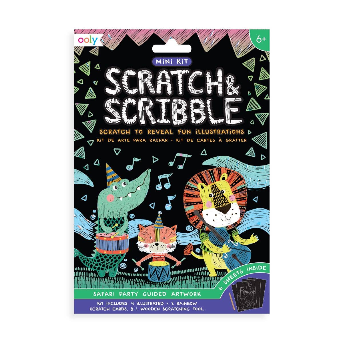 Scratch & Scribble: Mini Kit - Safari Party from Anderson Parker