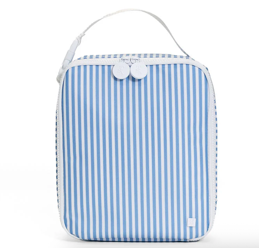 LUNCH BOX Insulated Lunch Bag - PIMLICO STRIPE BLUE from Anderson Parker