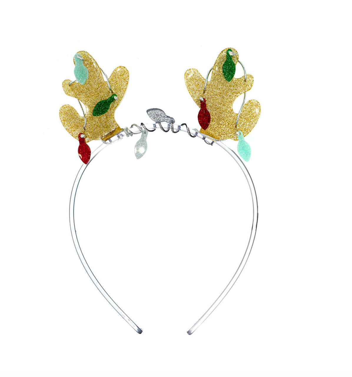 Reindeer Antlers Glitter Gold Headband from Anderson Parker