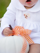 Pink Feather Turkey Pima Bloomer Set, Light Pink from Anderson Parker