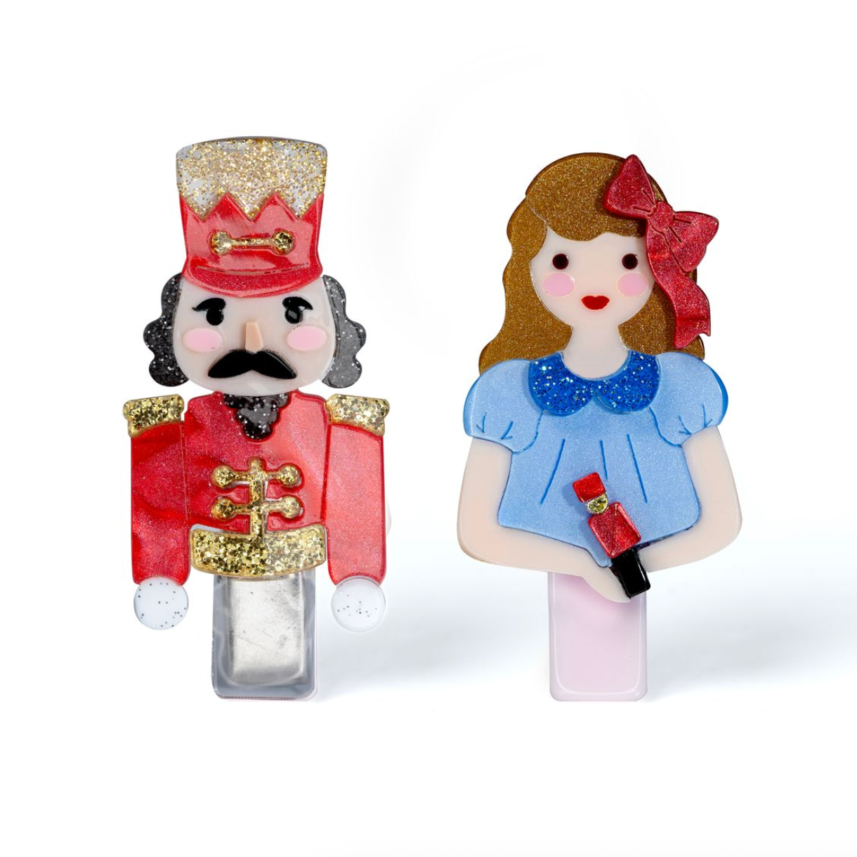 Nutcracker Girl Blue Hair Clips from Anderson Parker
