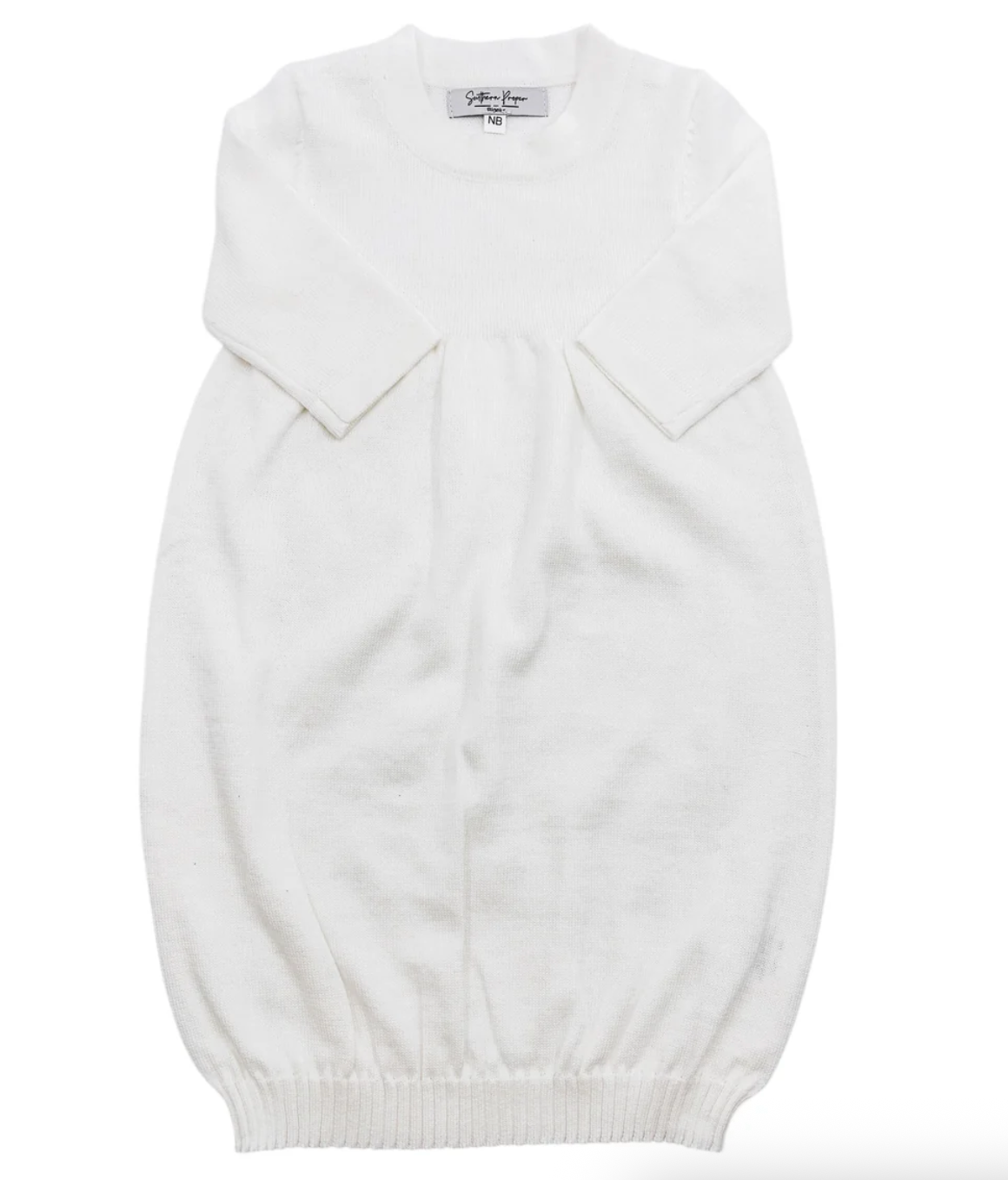 Knit Gown - Cream - Straight Edge from Anderson Parker