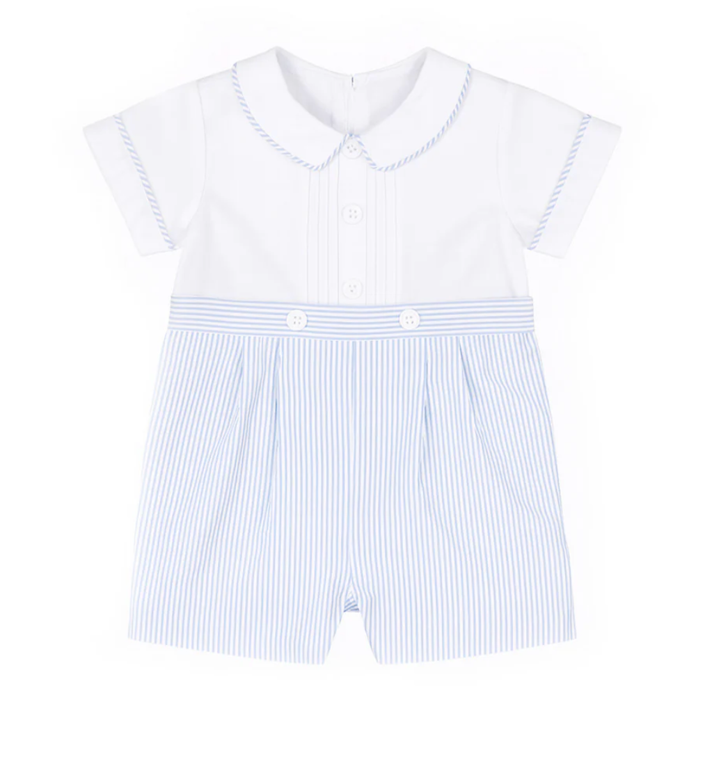 Seersucker One Piece Shortall from Anderson Parker