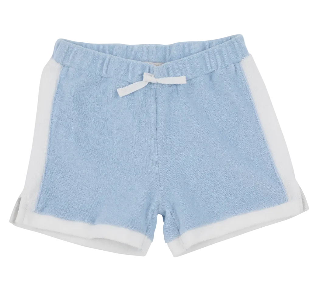 Shaefer Shorts - Terrycloth - Beale Street Blue/Worth Ave White from Anderson Parker