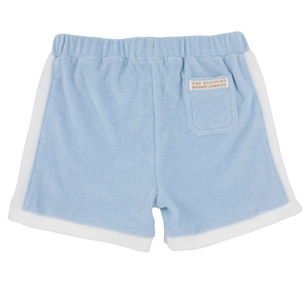 Shaefer Shorts - Terrycloth - Beale Street Blue/Worth Ave White from Anderson Parker