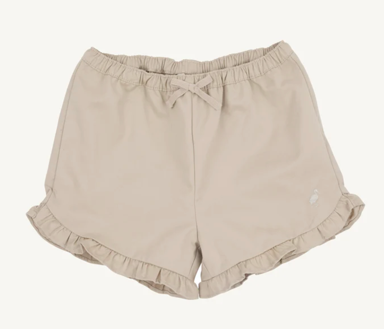 Shelby Anne Shorts (Twill) - Keeneland Khaki with Keeneland Khaki Stork from Anderson Parker