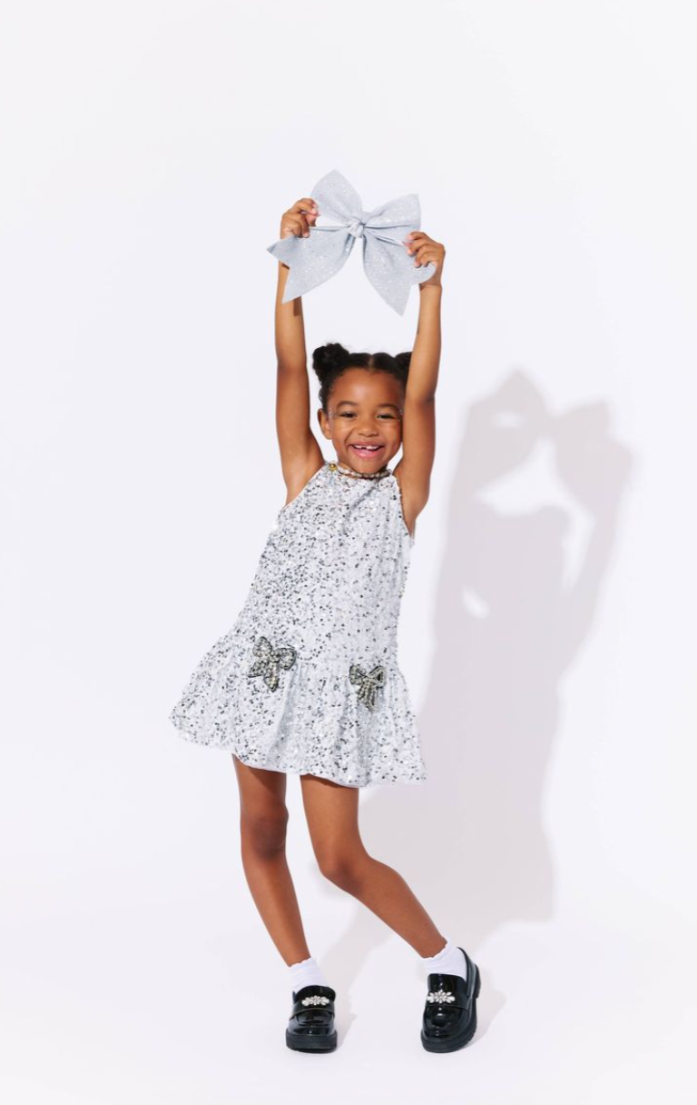 Shimmer Bow Party Dress from Anderson Parker