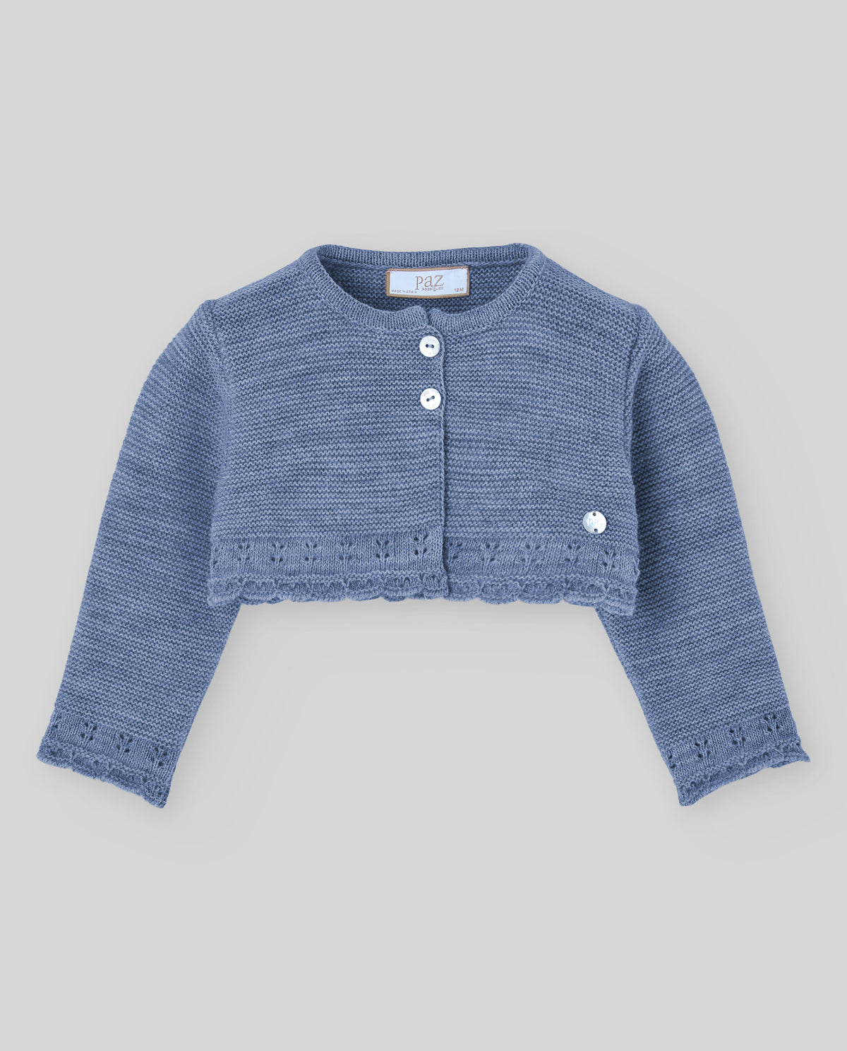Short Cardigan - Sapphire Blue from Anderson Parker