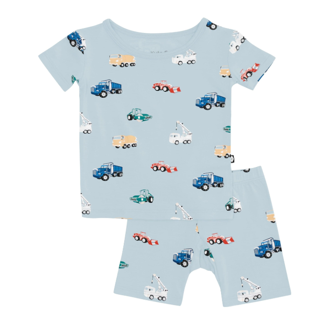 Short Sleeve Pajamas in Construction from Anderson Parker