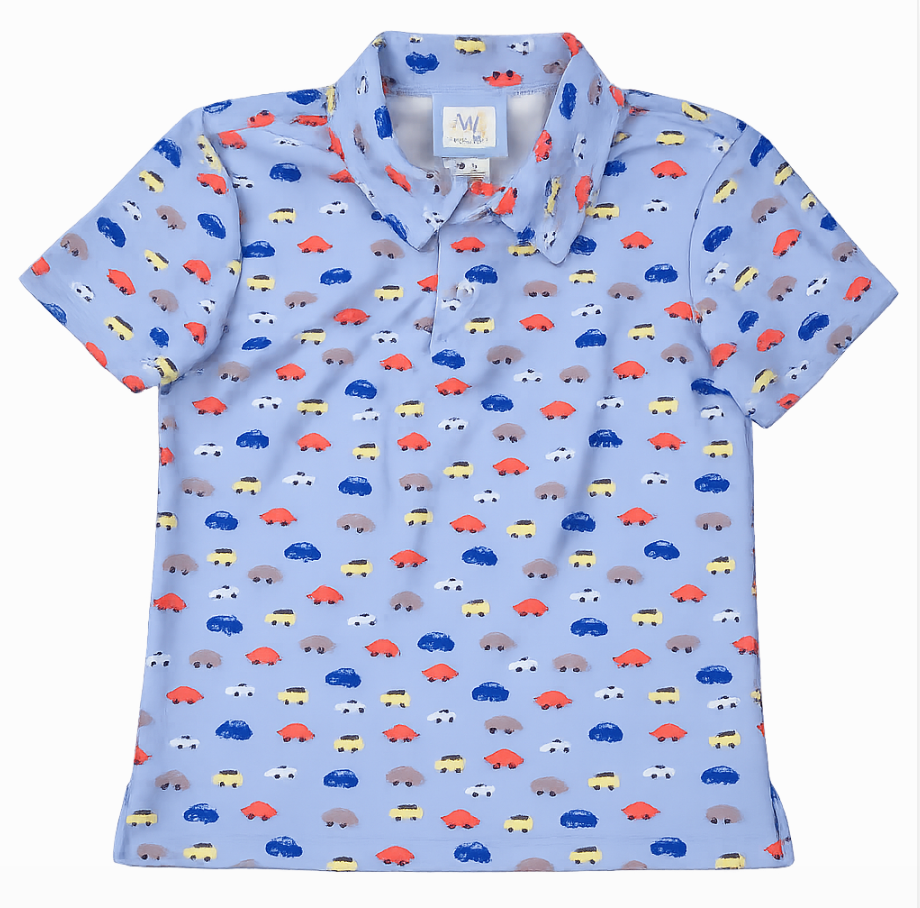 Short Sleeve Polo - Cars from Anderson Parker