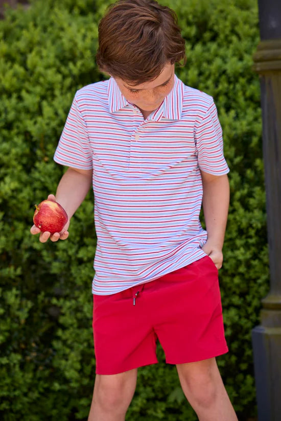 Short Sleeve Polo - Primary Stripe from Anderson Parker