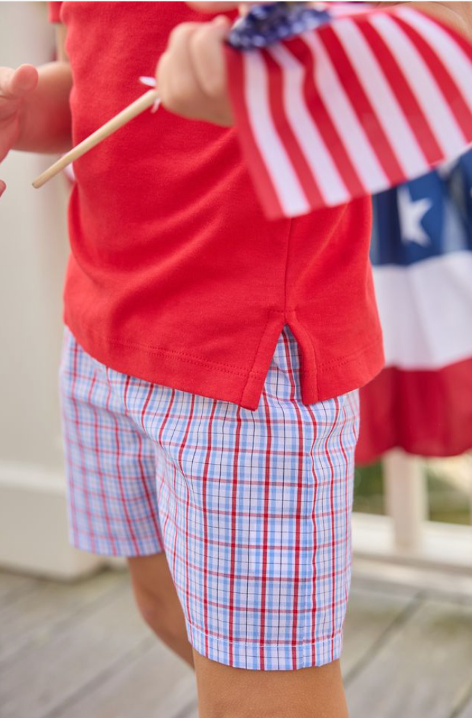 Short Sleeve Polo - Red from Anderson Parker