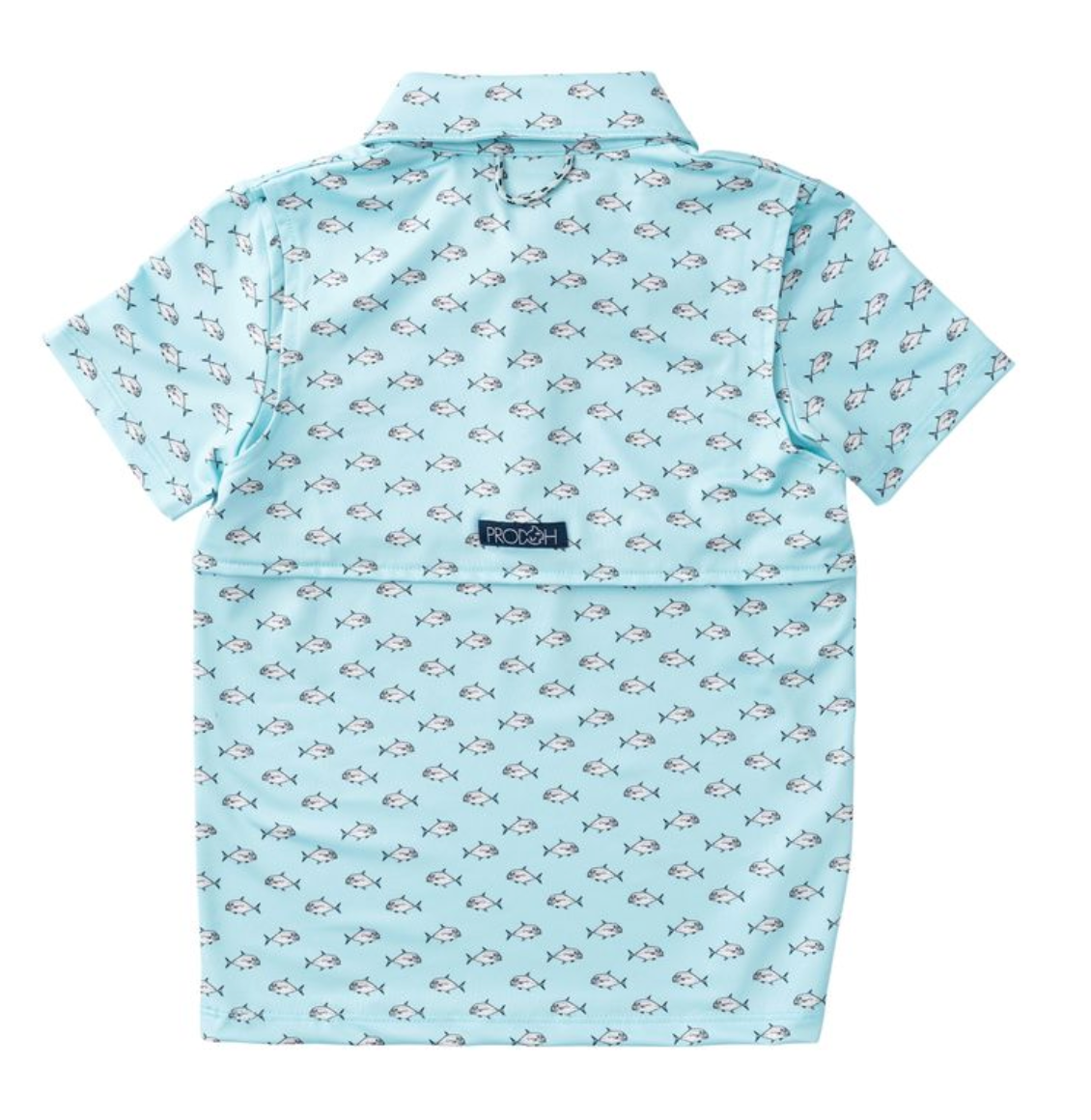 Short Sleeve Pro Performance Polo - African Pompano Fish Print from Anderson Parker
