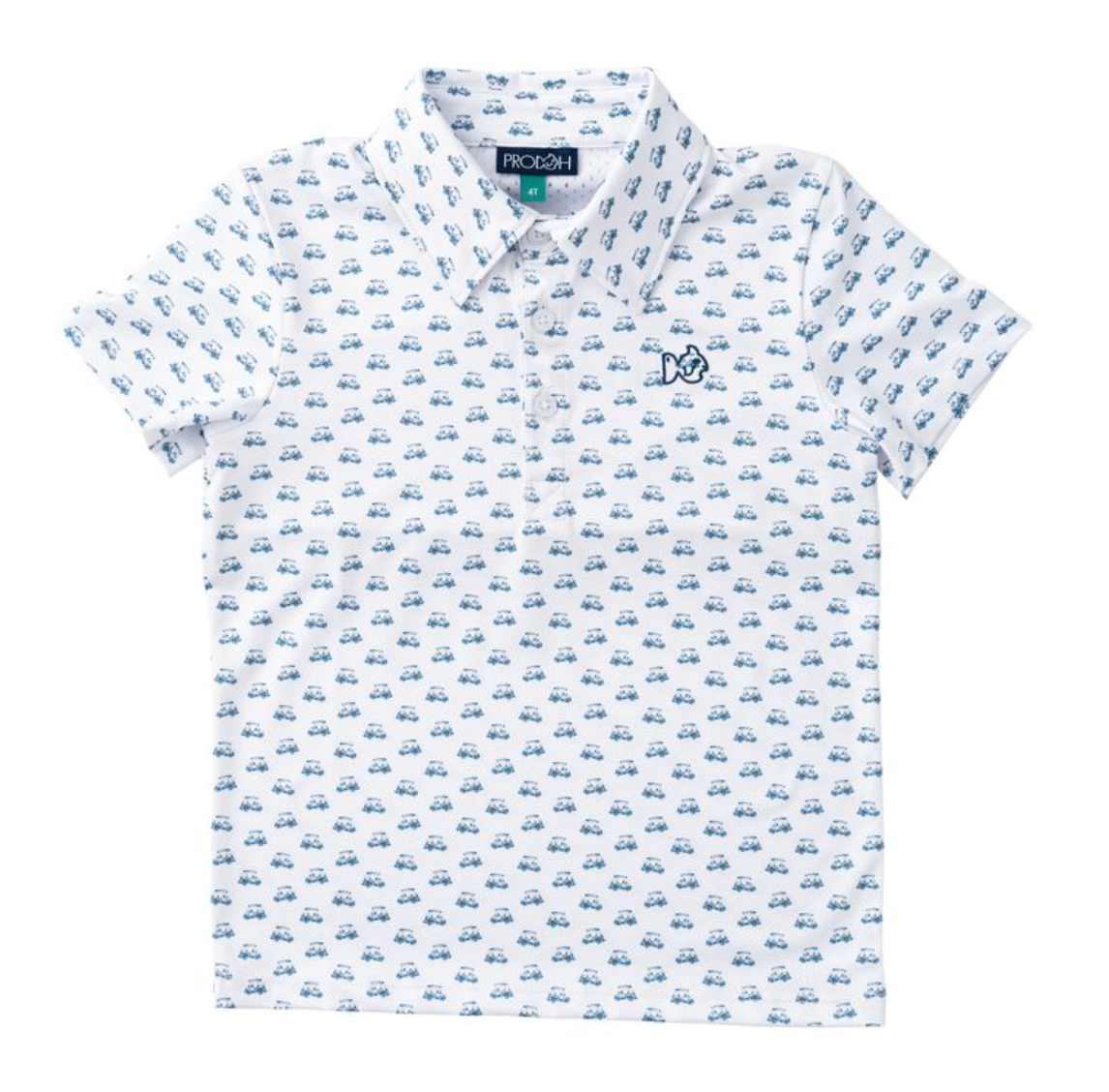 Short Sleeve Pro Performance Polo - Golf Cart Print from Anderson Parker