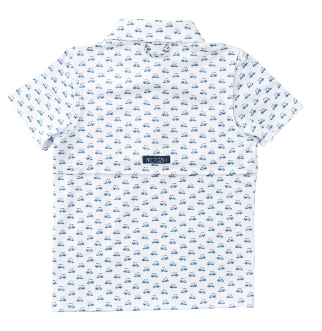 Short Sleeve Pro Performance Polo - Golf Cart Print from Anderson Parker
