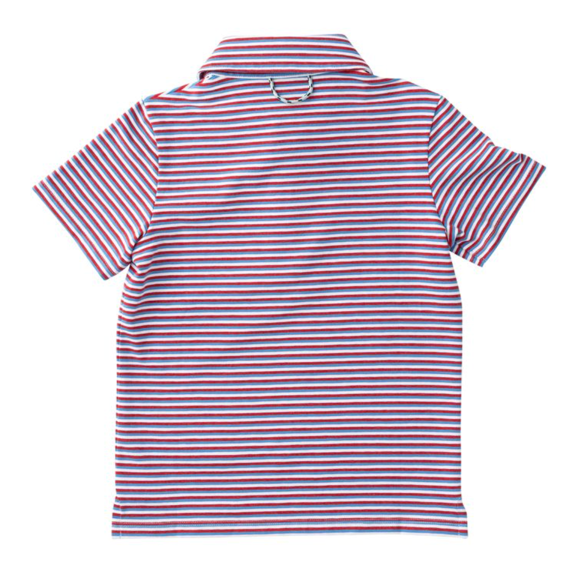 Short Sleeve Too Cool for School Polo - Americana Stripe from Anderson Parker