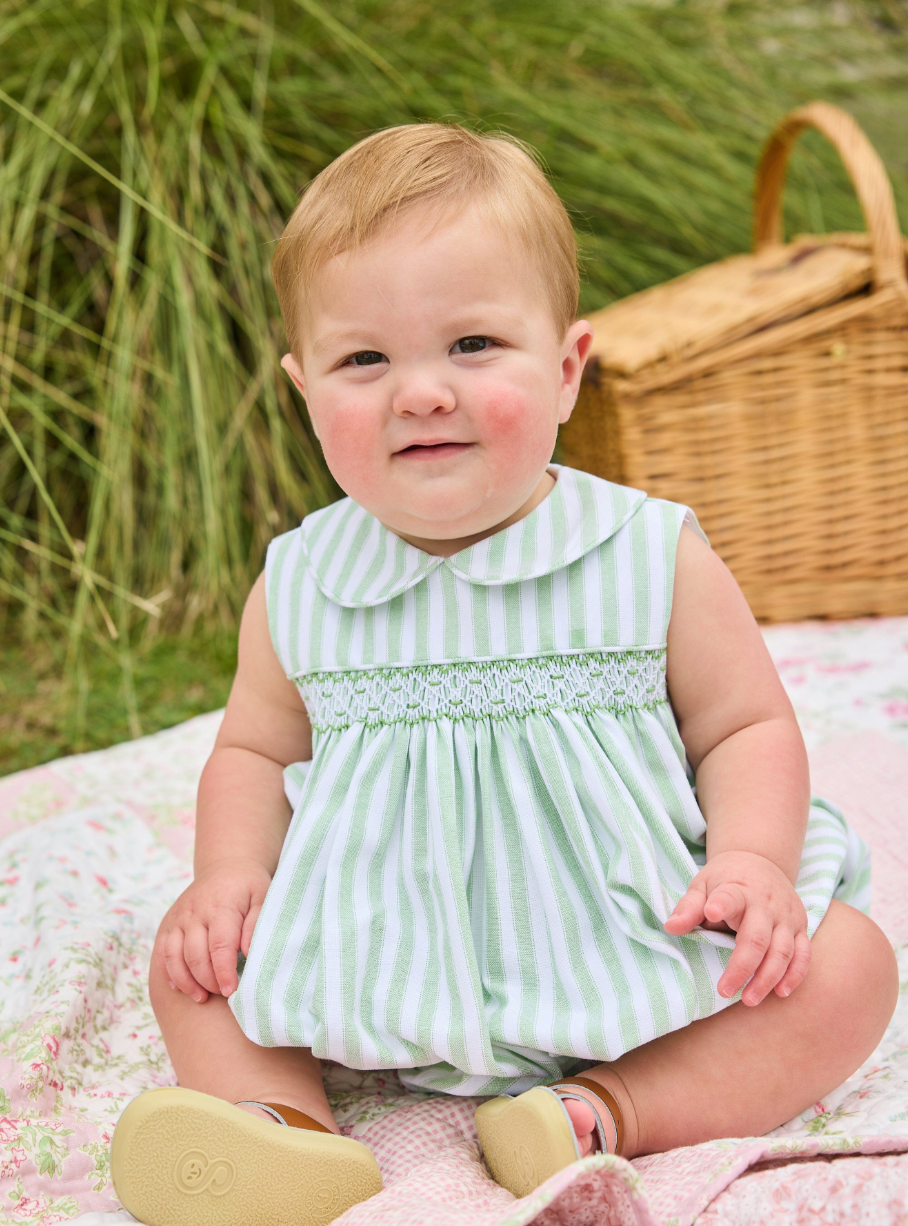 Sleeveless Barrington Bubble - Meriwether Stripe from Anderson Parker