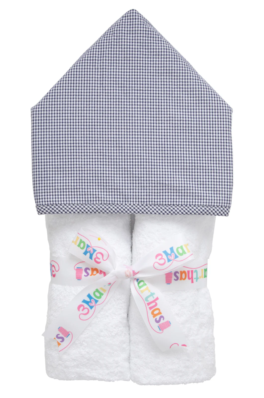 Small Check Everykid Towel - Navy from Anderson Parker