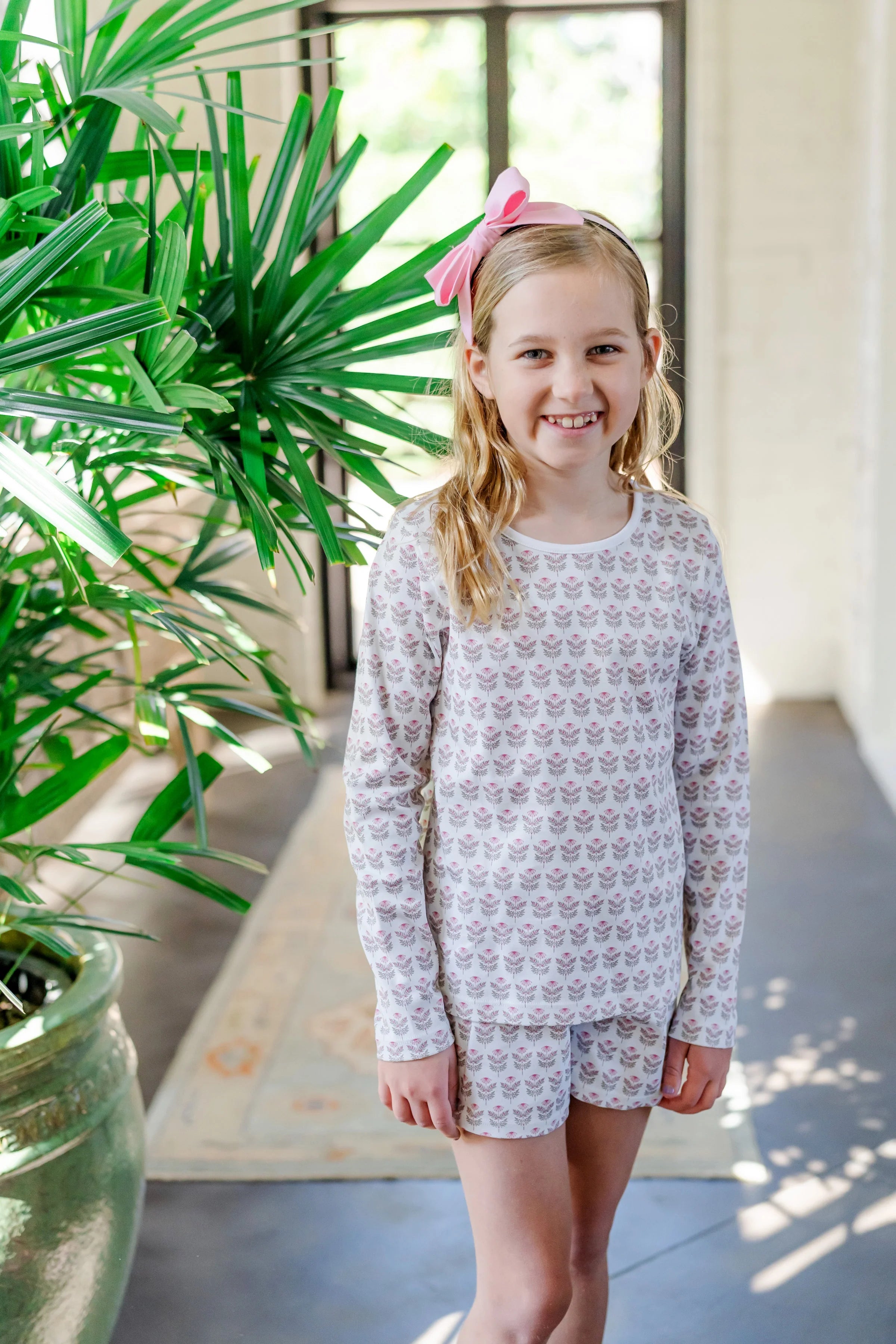 Sophie Girls Short Set - Berkshire Batik Floral from Anderson Parker