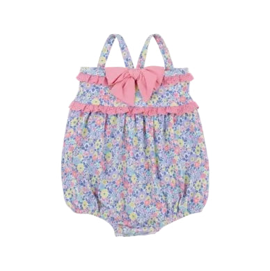 St. Bart's Bubble Bathing Suit - Briar Patch Petals/Hamptons Hot Pink from Anderson Parker