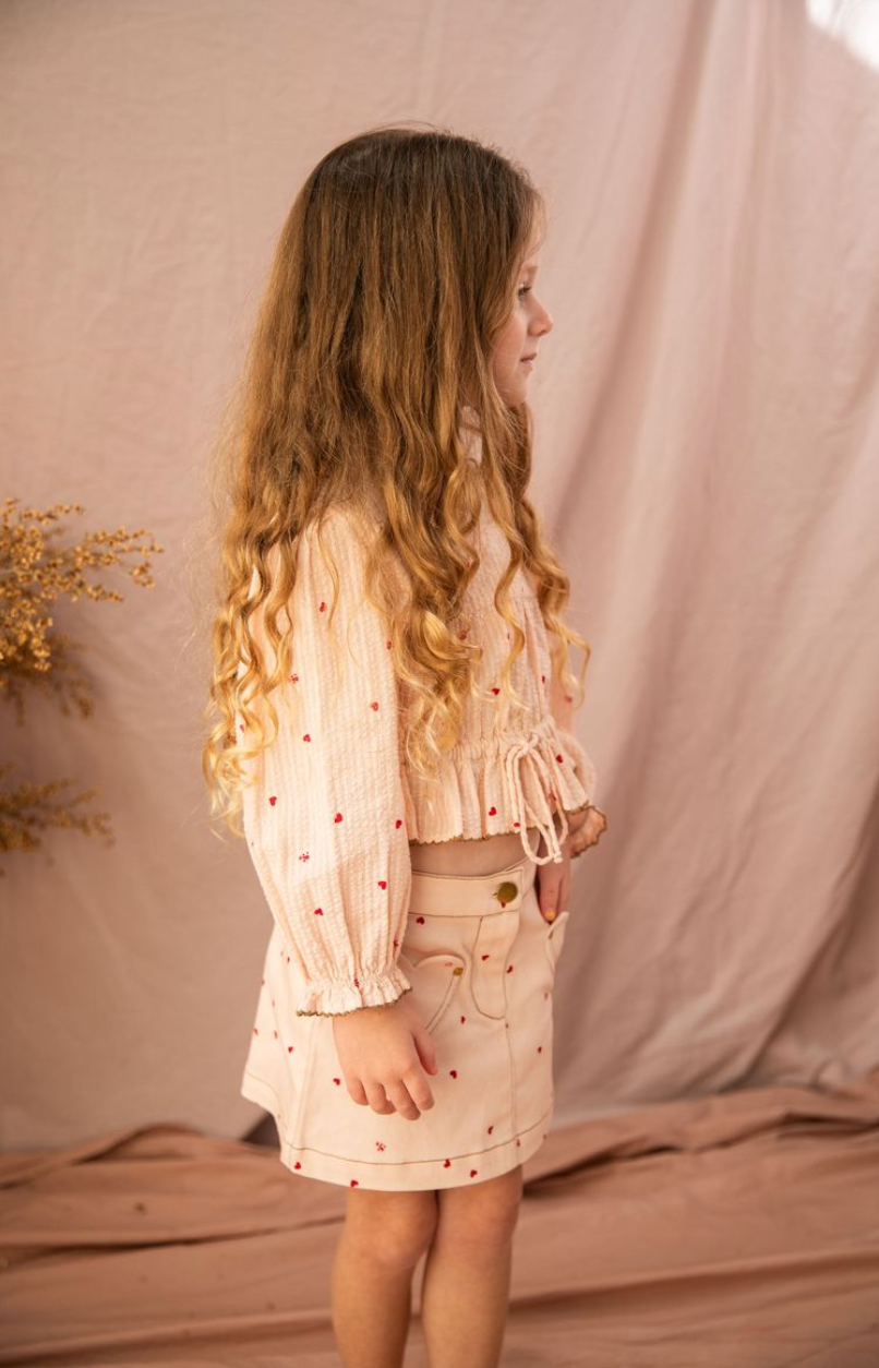 Stella Skirt-Piggy Pink Love Bug from Anderson Parker