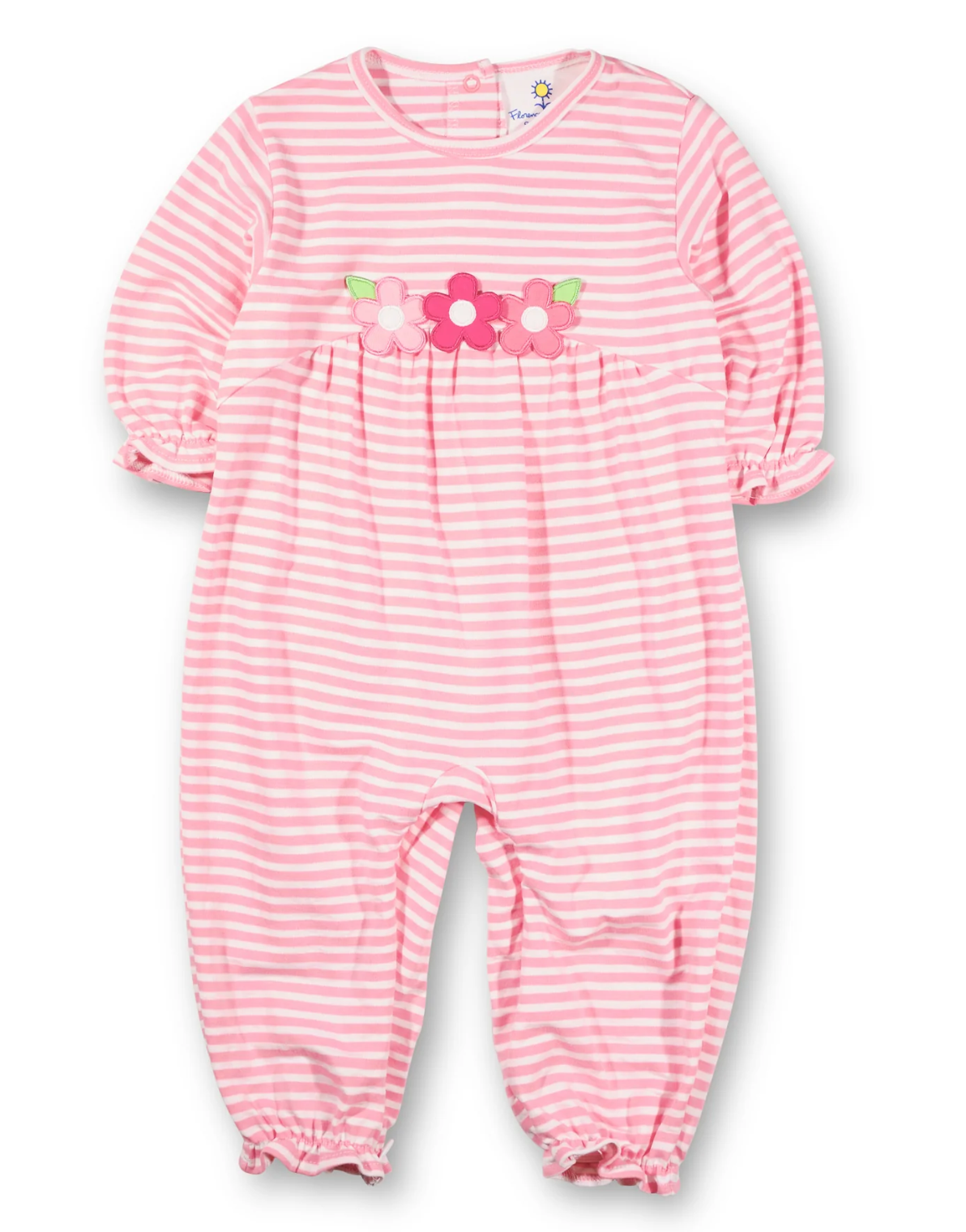 Stripe Knit Longall With Flowers from Anderson Parker