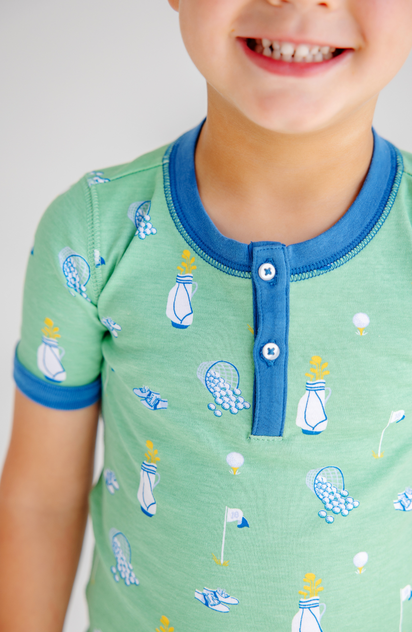 Suttons Short Sleeve Set - Clubhouse Couture (Wood Boat Blue)/Wood Boat Blue from Anderson Parker