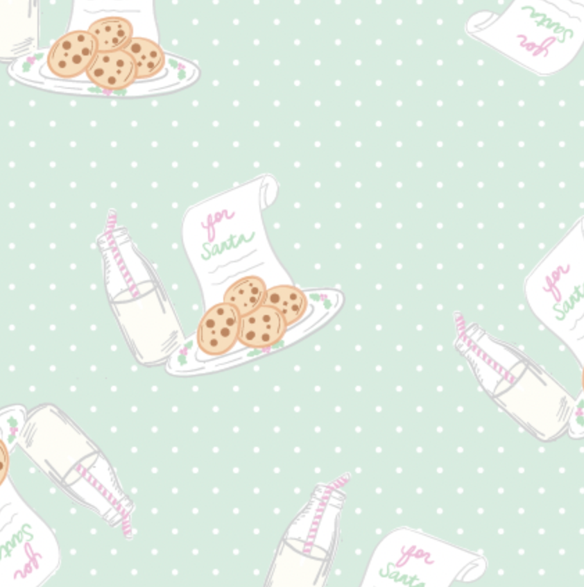 Sweet Pea PJ Set - Baking Spirits Bright - Pink from Anderson Parker