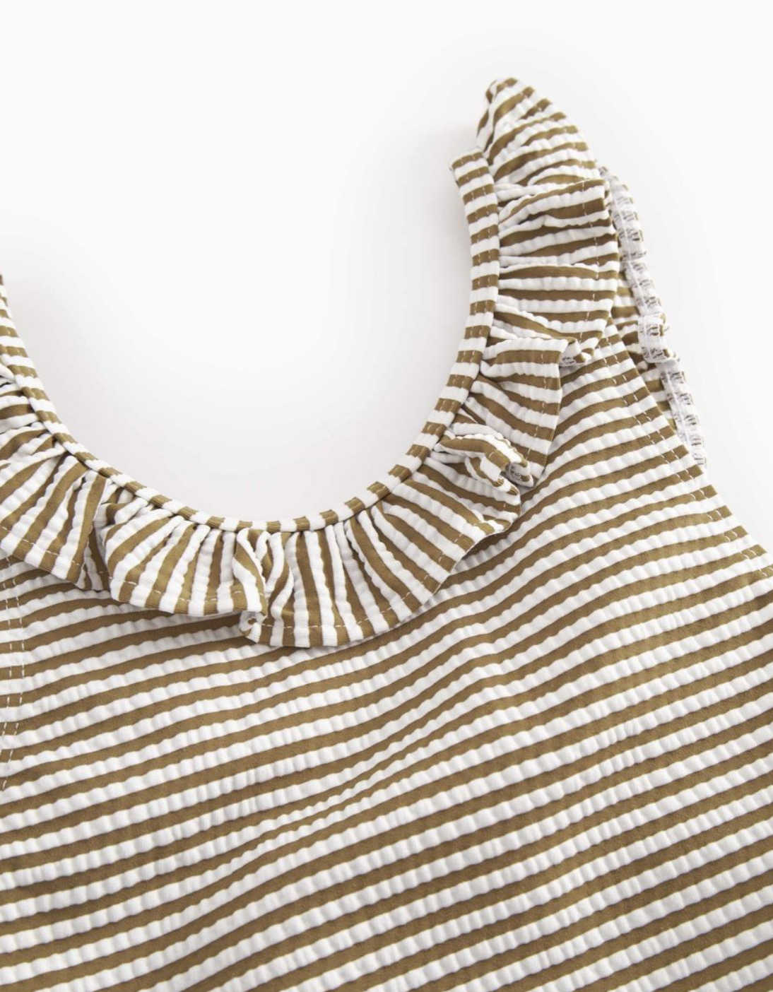 Swilla Bathing Suit - Dark Bronze Stripe from Anderson Parker