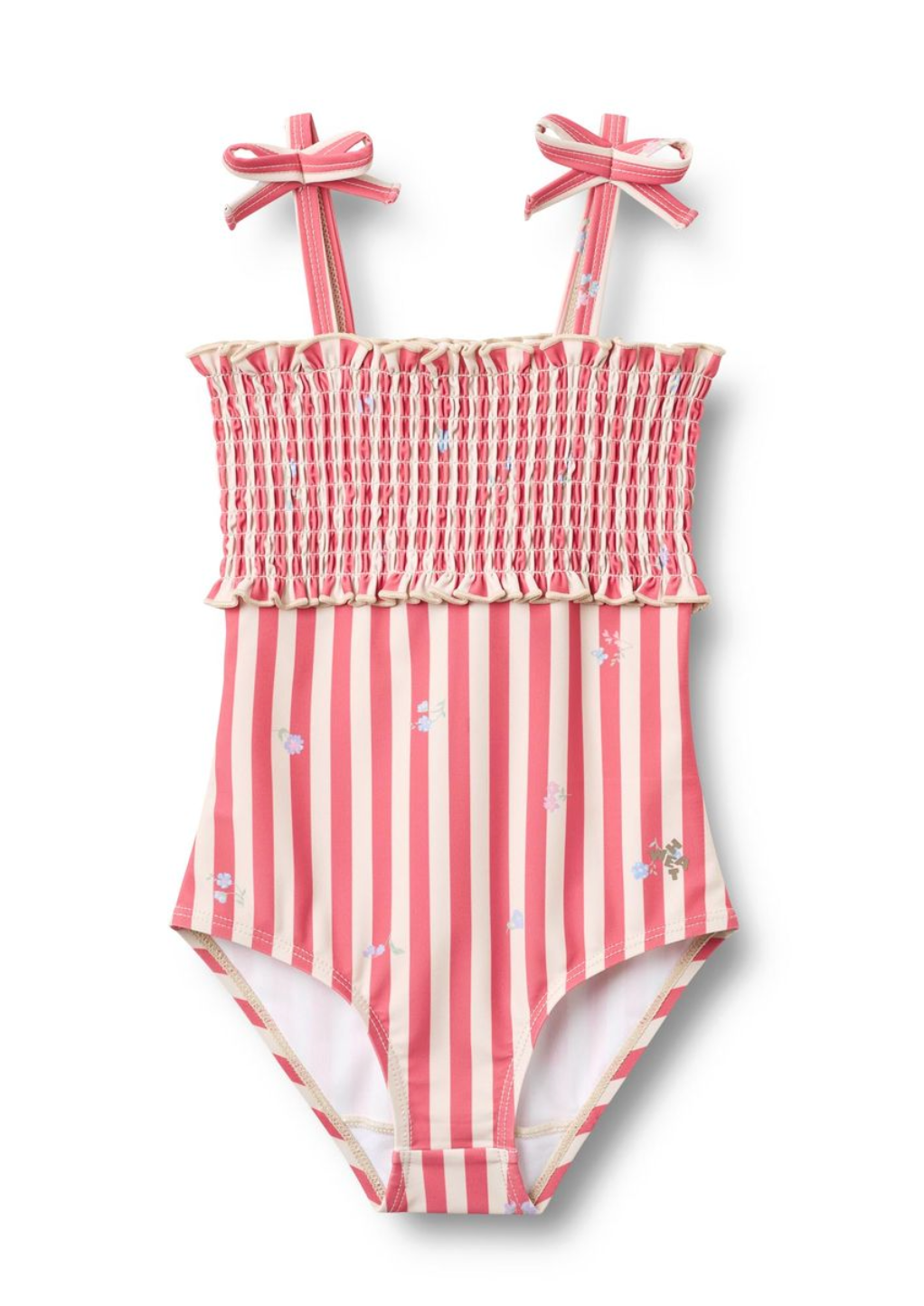 Swimsuit Selma - Red Stripe Flowers from Anderson Parker