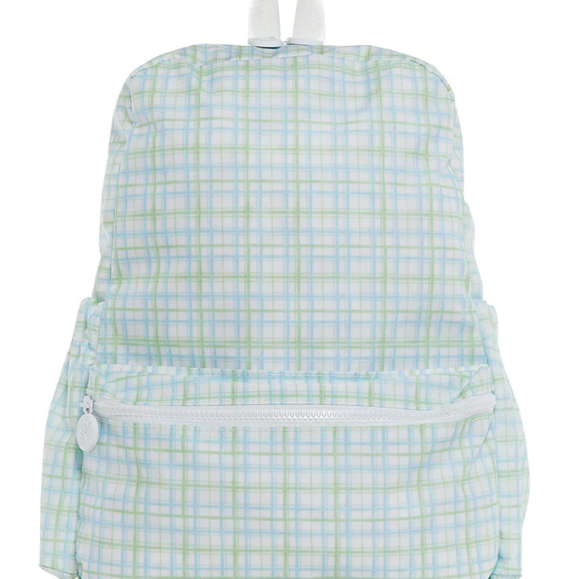 TRVL Backpacker - Classic Plaid Green from Anderson Parker