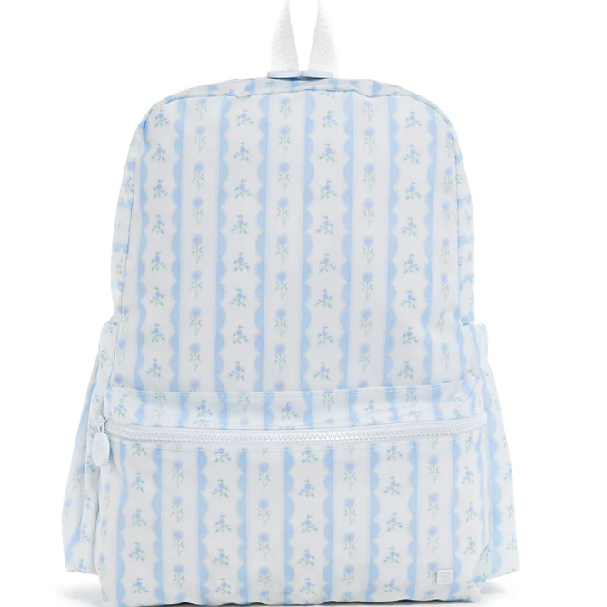 TRVL Backpacker - Ribbon Floral Blue from Anderson Parker