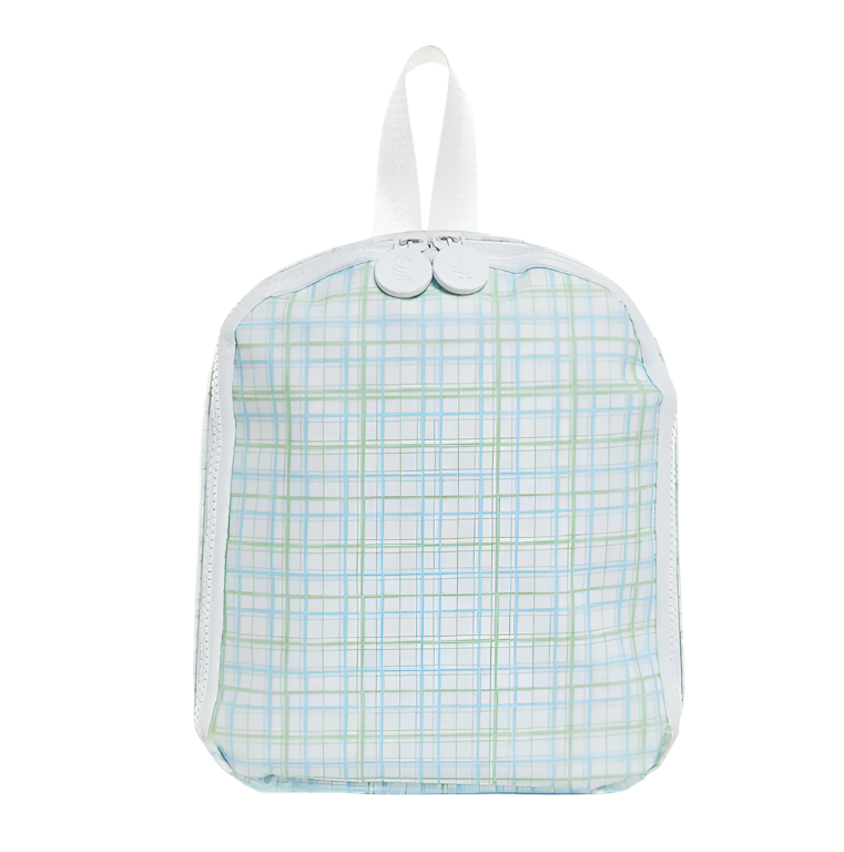 TRVL Bring It! Lunch Bag - Classic Plaid Green from Anderson Parker