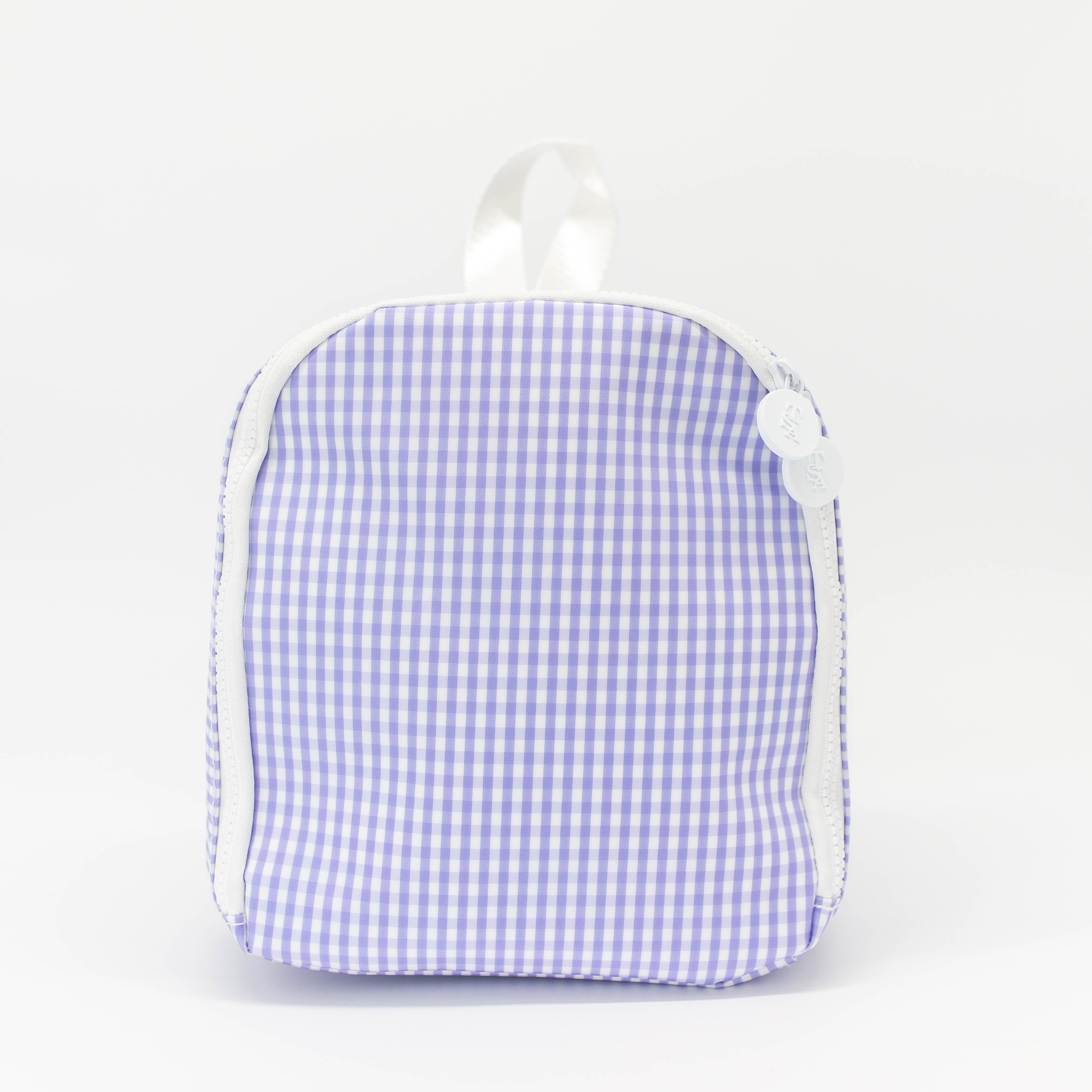 TRVL Bring It! Lunch Bag - Gingham Lilac from Anderson Parker