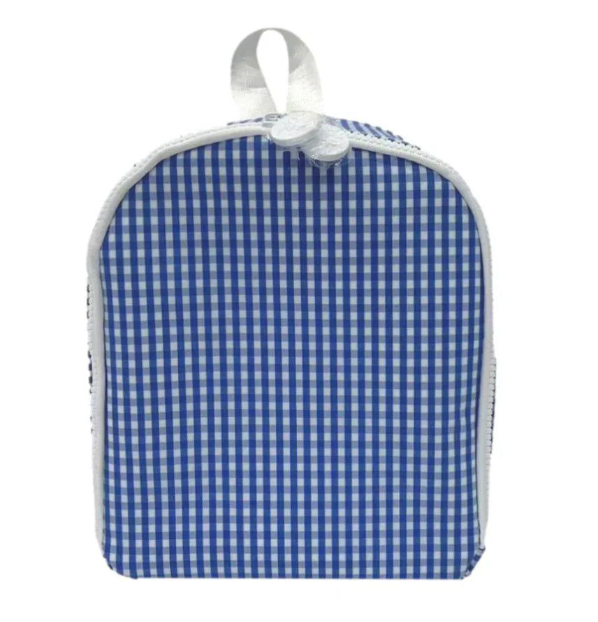 TRVL Bring It! Lunch Bag - Gingham Royal from Anderson Parker