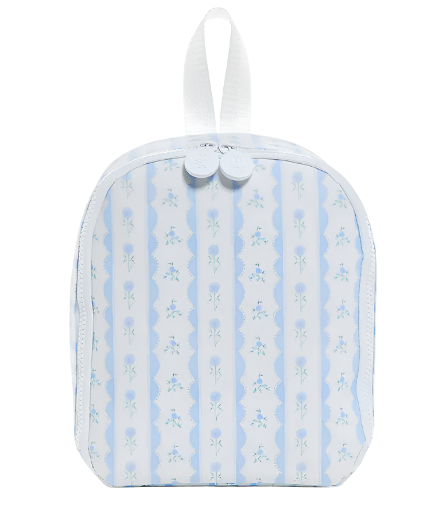 TRVL Bring It! Lunch Bag - Ribbon Floral Blue from Anderson Parker