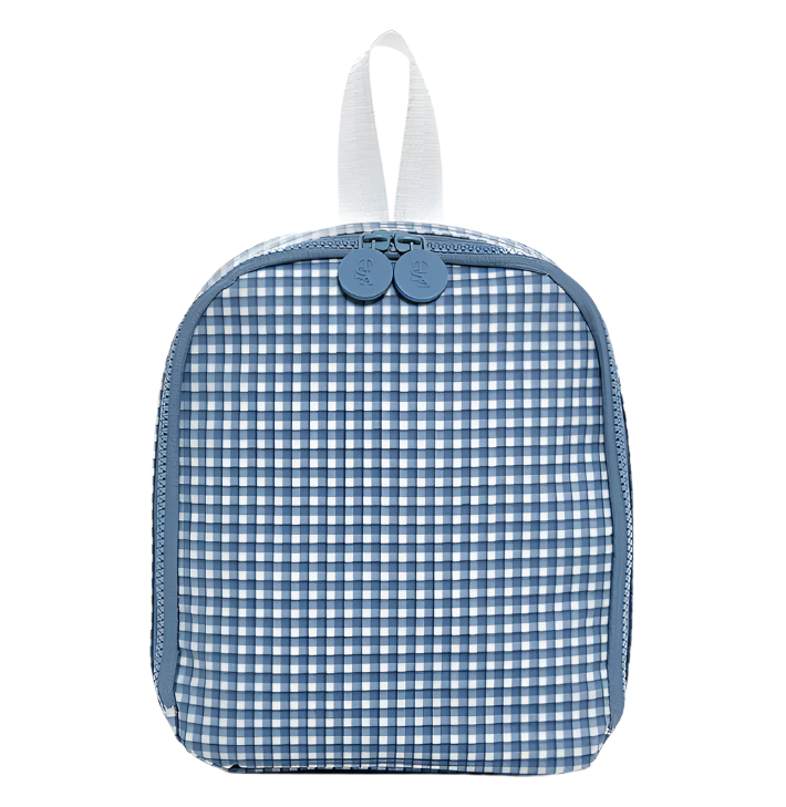 TRVL Bring It! Lunch Bag - Rodeo Check Indigo from Anderson Parker