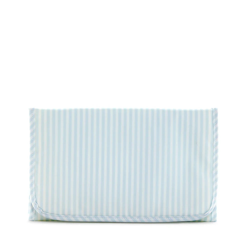 TRVL Changing Mat - Game Changer - Pimlico Stripe Blue from Anderson Parker