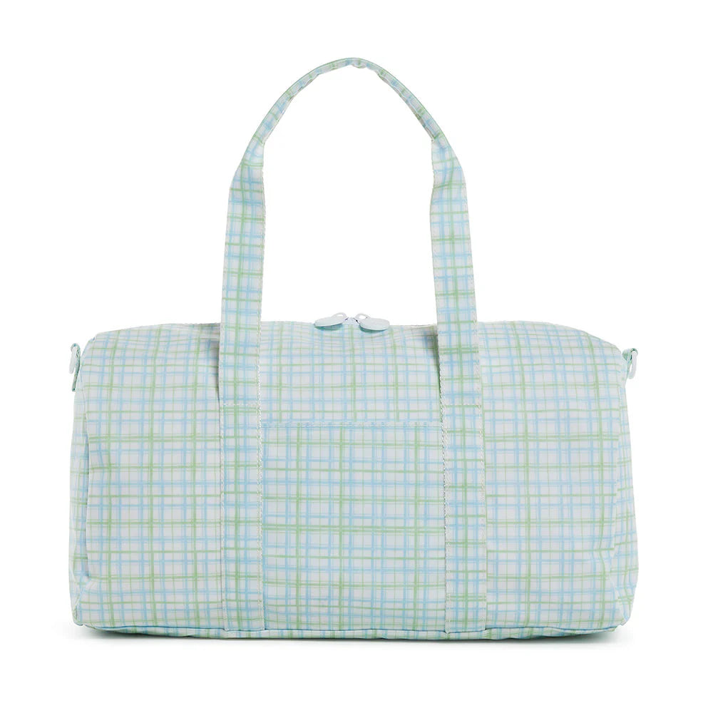 TRVL Duffel Weekender Bag - Classic Plaid Green from Anderson Parker