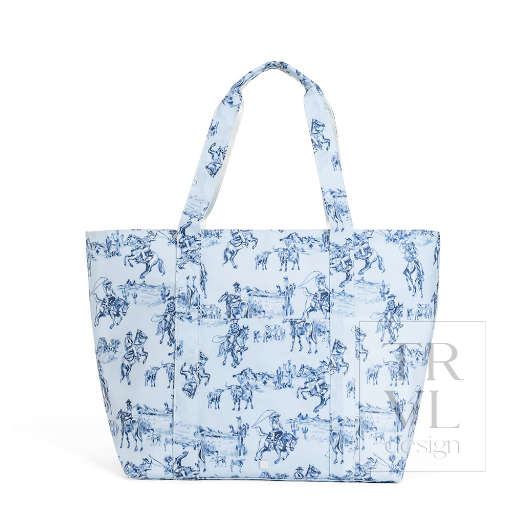 TRVL Jumbo Tote - Cowboy Toile from Anderson Parker