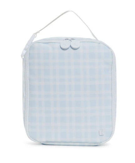 TRVL Lunch Box Insulated Bag - Pimlico Plaid Blue from Anderson Parker