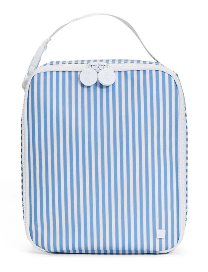 TRVL Lunch Box Insulated Bag - Pimlico Stripe Chambray from Anderson Parker