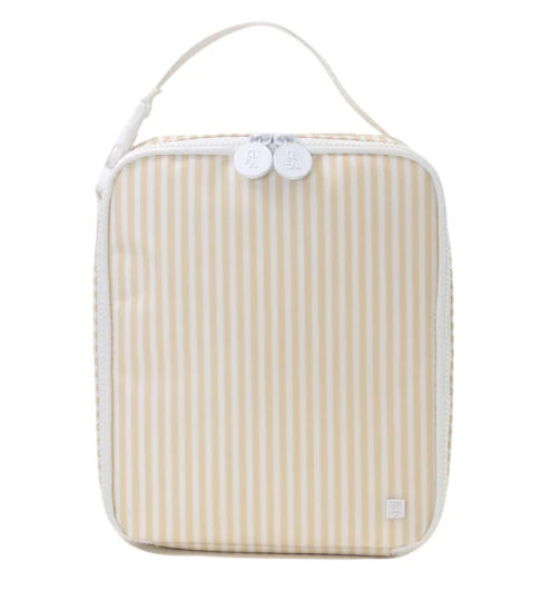 TRVL Lunch Box Insulated Bag - Pimlico Stripe Sand from Anderson Parker