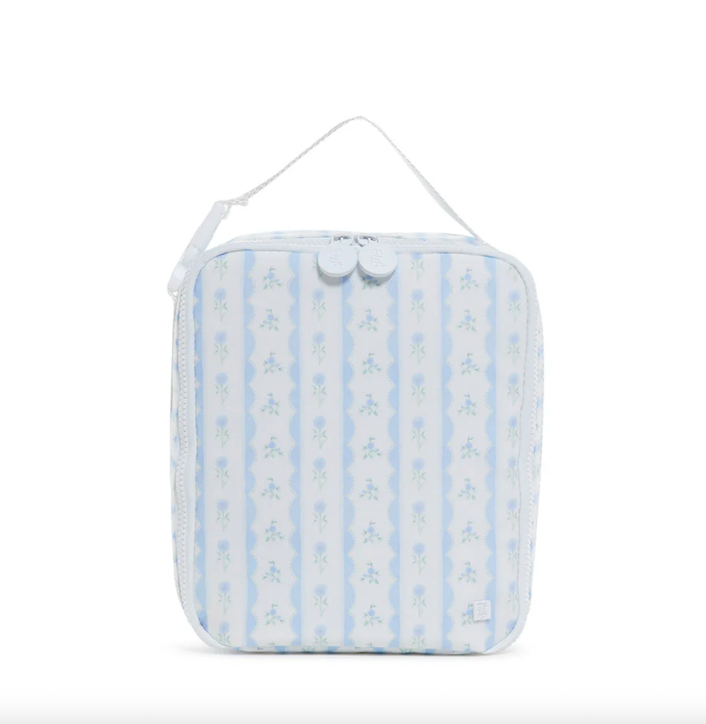 TRVL Lunch Box Insulated Bag - Ribbon Floral Blue from Anderson Parker